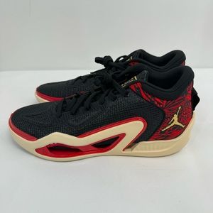 NWOB Nike Air Jordan Jason Tatum 1 Zoo Men’s 13 Black Gold Red DX5572-001 New